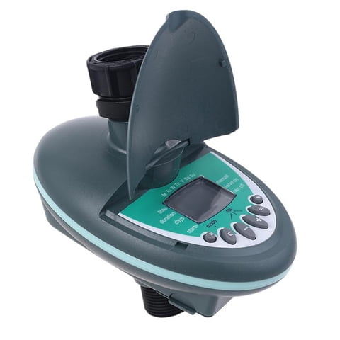 Magideal - Temporizador De Riego De 1 Pieza, Controlador De Riego Automático Electrónico Con Pantalla Lcd, Dispositivo Digital Duradero De Plástico Resistente Al