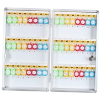 Magideal - Caja De Bloqueo De Llave, Organizador De Llave, Caja De Retención Para El Montaje De Pared, Gabinete De Llave Fácil De Instalar, Estuche De Almacenami 48 Posición