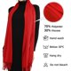 thumbnail image 3 of Chal RIIQIICHY de Pashmina 191 cm x 69 cm con Flecos, 3 of 6