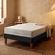 thumbnail image 1 of Cama Europea Zen Best 1.5 Plazas 190 cm Colchon Espuma Con Funda Velvet Negro, 1 of 5