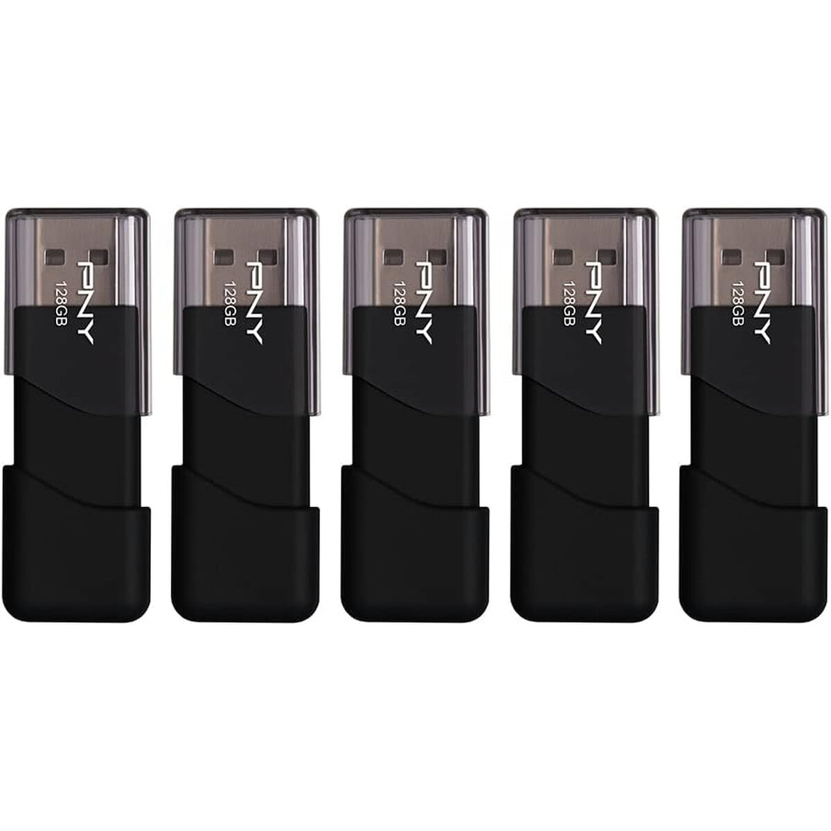 Pendrive Pny Attacha 3 128gb Usb 2.0 Pack 5
