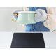 thumbnail image 5 of REGALWOVEN 6 Pack Manteles de Cuero Sintético para Decoración de Mesa de Comedor de Cocina Lavables Resistentes al Calor Manteles Limpiables Negro 17*12in, 5 of 7