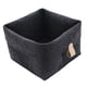 thumbnail image 2 of Cesta de almacenamiento Libros Juguetes Frutas Ropa Misceláneas Maquillaje Pañales Organizador Caja Contenedor para cocina, porche, despensa, sala de Negro, 2 of 5