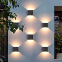 Genérico - Aplique Pared Cuadrada Moderna Sala Escalera Led Lau