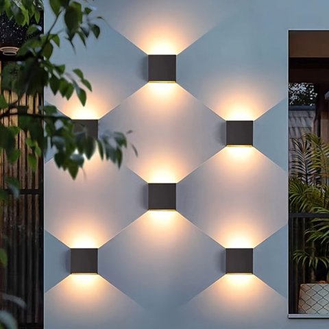 Genérico - Aplique Pared Cuadrada Moderna Sala Escalera Led Lau