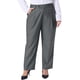 thumbnail image 1 of Pantalones de Oficina de Trabajo Plisados de Talla Grande para Mujer de Agnes Orinda, de Cintura Alta, Rectos, Casual de Negocios con Bolsillo 5X Gris Claro, 1 of 6