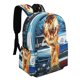 thumbnail image 2 of Copa Mundial de la FIFA-theme Backpack, Campus style schoolbag Bookbag with Adjustable Shoulder Straps And Large Zip Compartment, Unisex Travel Bags.42x30x15cm, 2 of 6