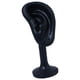 thumbnail image 1 of Soporte De Exhibición De Aretes Forma De Oreja De Resina Soporte De Oreja De Simulación Delicada Negro, 1 of 3