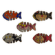 thumbnail image 1 of Set de pines colección Disney Cat Fishbone, 5 piezas, Disney Parks Trading, 1 of 6