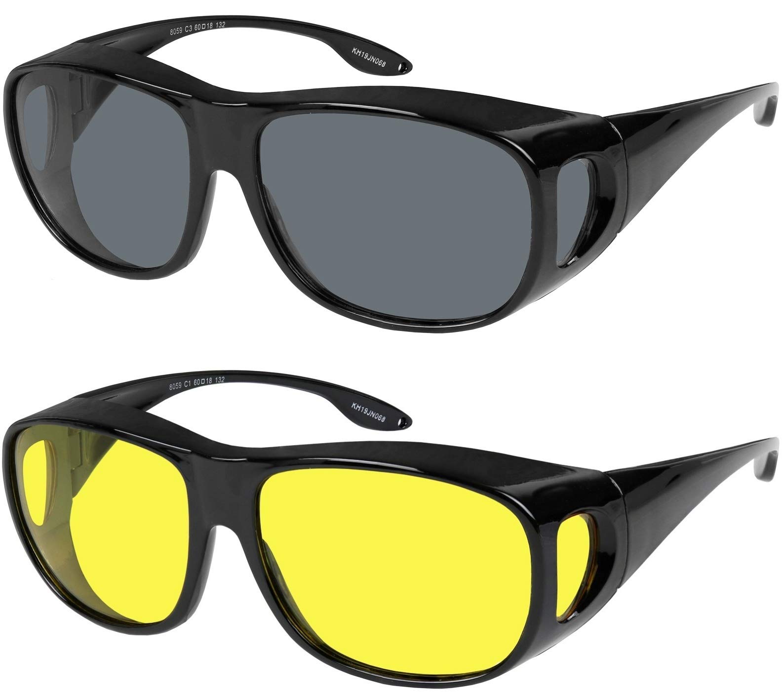 Gafas De Sol Fit Over Yogo Vision, Lentes Polarizadas 100% Uv Para Hombres Y Mujeres