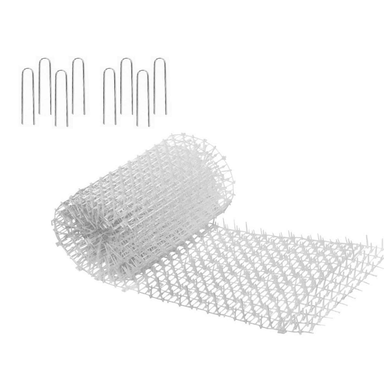 Ioensy - Las Alfombrillas Para Gatos De Jardín Mantienen A Los Gatos Alejados Del Tapón De Excavación Para El Patio Trasero 4M 8 Clavos