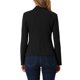 thumbnail image 3 of INSPIRE CHIC Blazer de Trabajo para Mujer con Solapa, Chaqueta de Manga Larga, Traje Blazer Negro XL, 3 of 7