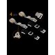 thumbnail image 2 of Correas de sujetador ajustables de repuesto invisibles y transparentes para mujeres Color de piel+Negro 10 mm de ancho, 2 of 4