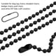 thumbnail image 3 of 100 cierres de cadena de cuentas de 12 cm, llaveros con cadena de bolas, cadena de acero con cuentas de metal de diámetro ajustable para hacer joyas y manualidades., 3 of 5