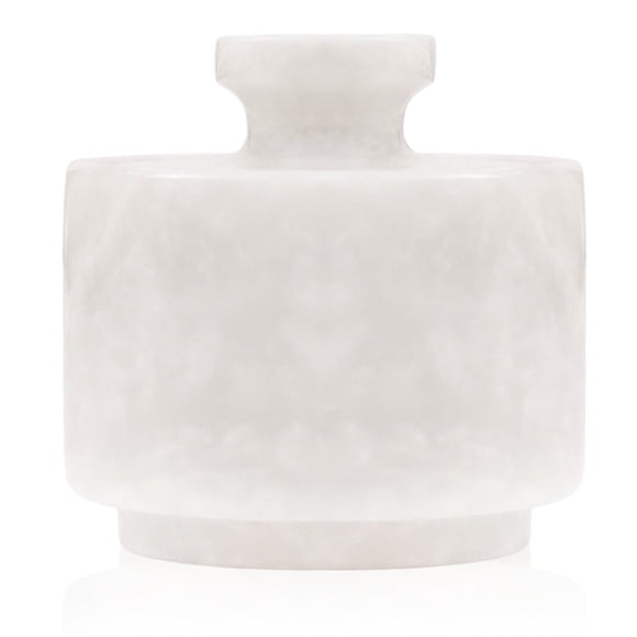 Salero MARBLOUS KRAFTS 8 cm con Tapa de Mármol Blanco