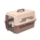 thumbnail image 2 of Portador de viaje de cara dura Aerolínea Transporte con alambre de metal Paquete de suministros para mascotas Bolso de mano Estuche Nido Gato Jaula , marrón S Marrón Talla S, 2 of 5