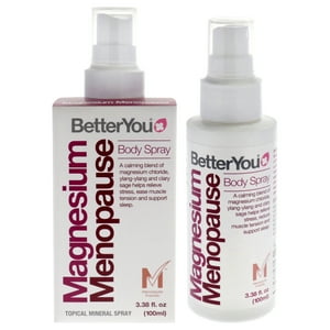 Spray Corporal Para La Menopausia De Betteryou Para Mujeres: Spray Corporal De 3,38 Oz