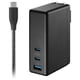 thumbnail image 1 of Cargador USB-C INSIGNIA de 112 W con PD y cable, negro, 1 of 3