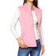 thumbnail image 1 of INSPIRE CHIC Chalecos de Abrigo para Mujer Cuello Alto Chaleco Acolchado con Cremallera Rosa S, 1 of 7