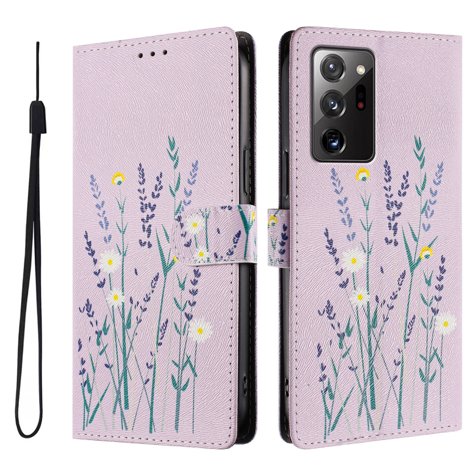 Foxdock Funda Tipo Cartera Para Samsung Galaxy Note 20 Ultra Con Soporte Y Correa – Diseño De Patrones Lindos