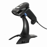 Genérico - Lector Codigo De Barra Laser Usb Con Base