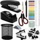 thumbnail image 1 of Set de accesorios y organizador de escritorio negro, 12 piezas, 1 of 3