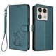 thumbnail image 1 of Funda de Gato tipo Libro para Motorola Edge 50 Ultra 5G, Verde Oscuro, 1 of 6