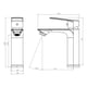thumbnail image 5 of Monomando Llave Grifo Para Lavatorio Modelo Queens Marca PMB, 5 of 8