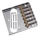 thumbnail image 1 of Puente De Guitarra, Piezas De Guitarra Clásica Acústica De Aleación Vintage Para Piezas De Guitarra, 1 of 5
