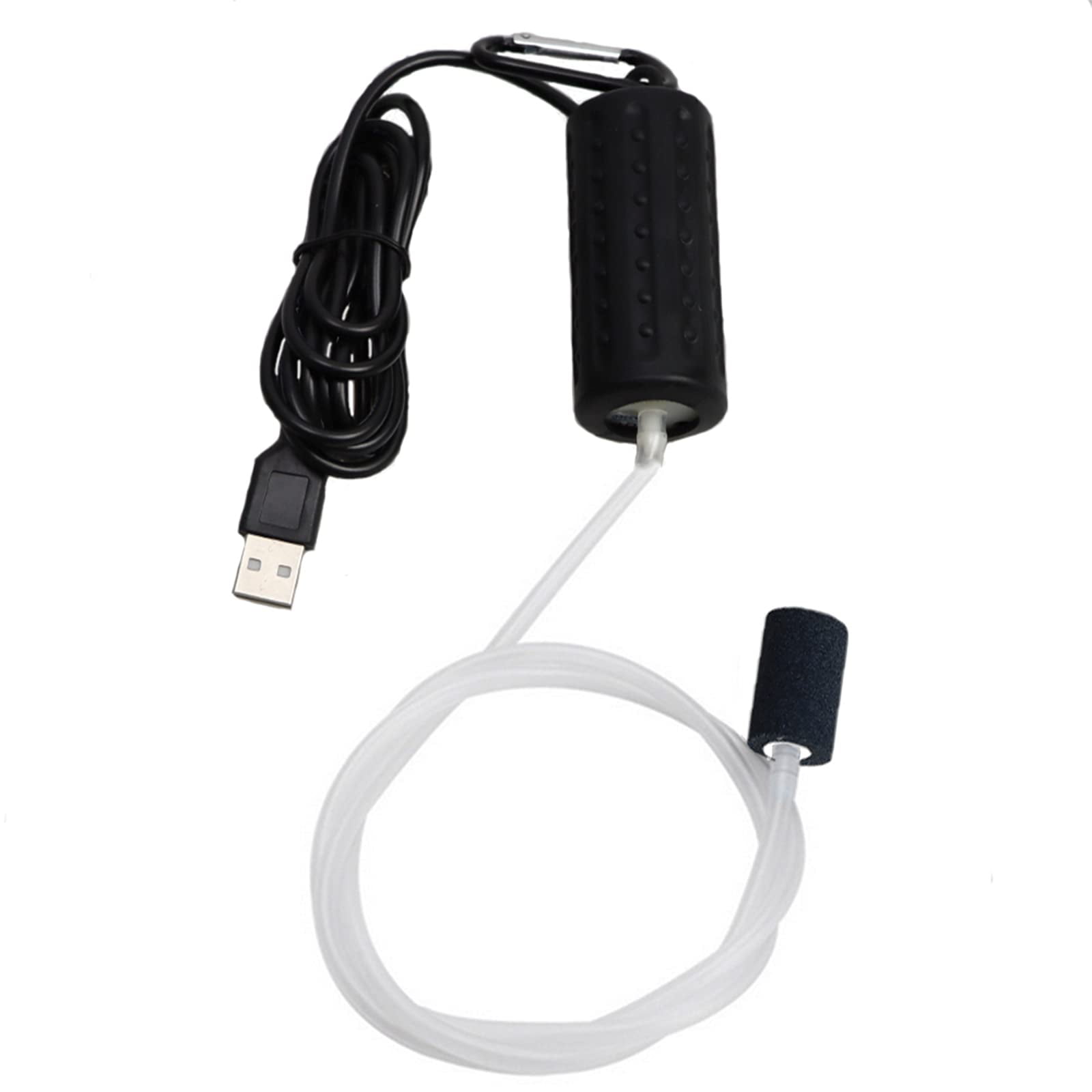 Bomba de aire lenpestia 1W USB portátil silenciosa negra