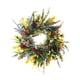 thumbnail image 1 of Coronas para puerta de entrada, corona de primavera para puerta de entrada exterior que da la bienvenida a las flores de verano, corona verde resistente a la intemperie para todo el año, decoración de, 1 of 5