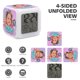 thumbnail image 3 of Como Nastya theme 7 colors Alarm Clock Digital LED Alarm Clock Gifts for kids friends family, 3 of 6