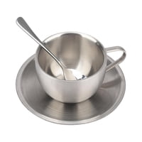 Ioensy - Taza De Café Vajilla Taza Para Beber De 180 Ml Taza Para Café Con Leche Para La Oficina Del Restaurante En Casa