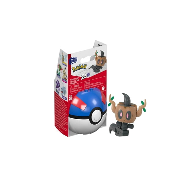 Set de Construcción Mega Brands Phantump Pokébola 25 Piezas