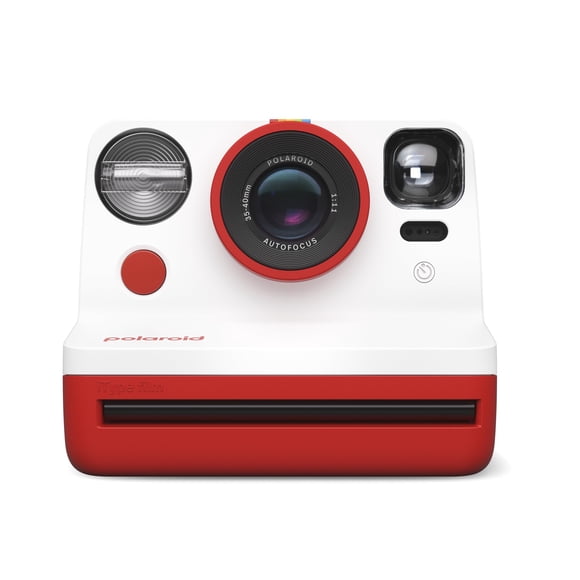 Cámara de película instantánea Polaroid Now I-Type de segunda generación, color rojo