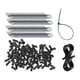 thumbnail image 4 of 120 Piezas De Clips Para Luces De Canalón, Ganchos Colgantes Para Eventos, Centros Comerciales, Patios, Color Negro, 4 of 5