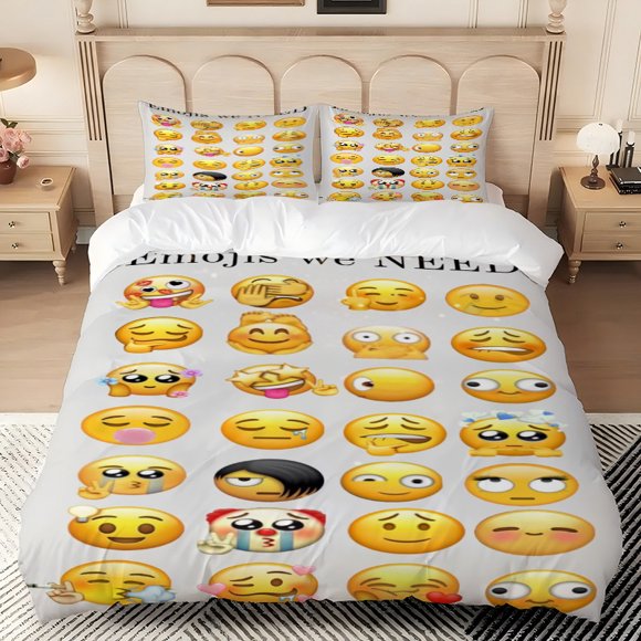 Printed Bedding Set Polyester Durable and Wrinkle-resistant Skin-friendly and Colorfast