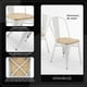 thumbnail image 2 of Pack 4 Sillas Tolix Blancas De Madera Comedor Venhouse, 2 of 8