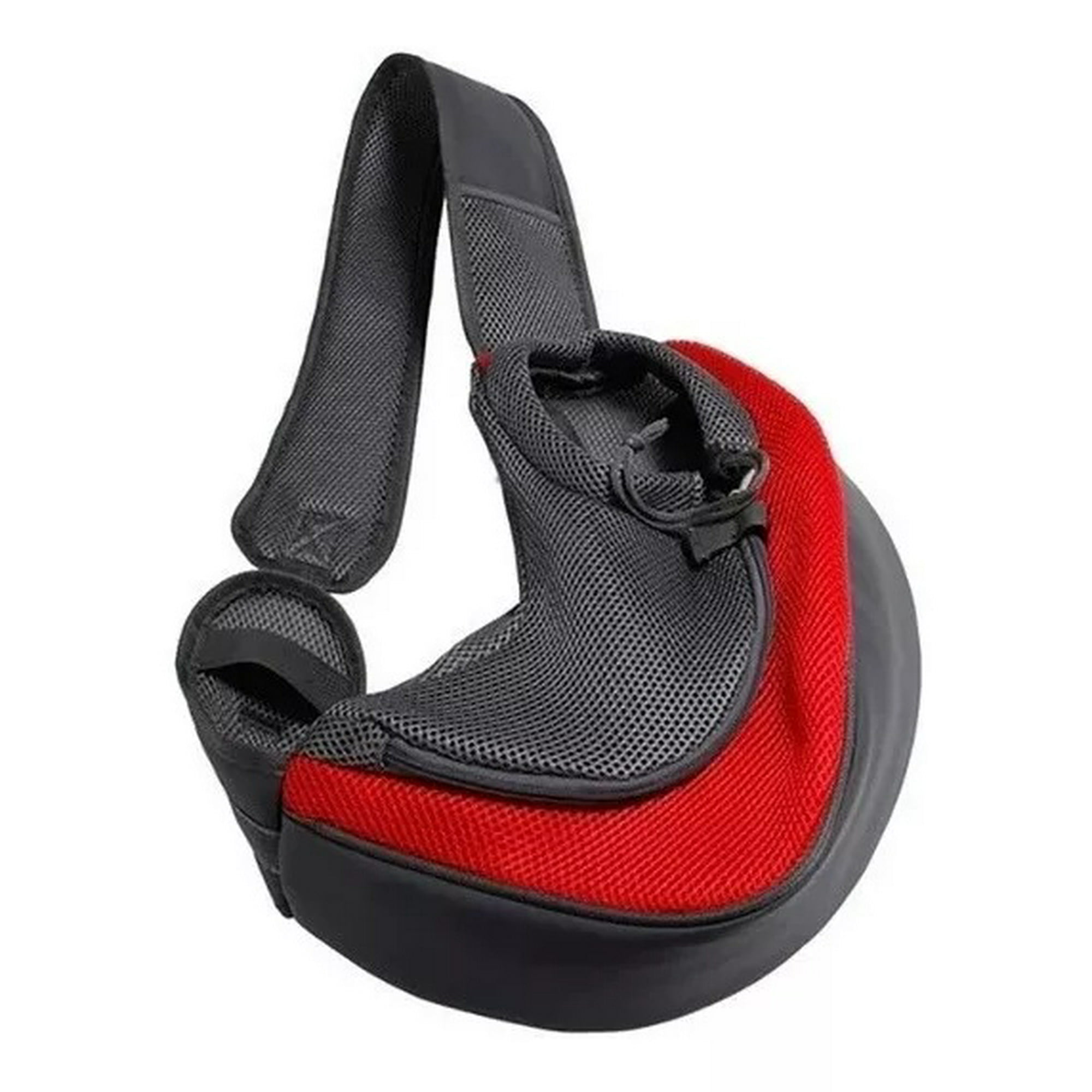 Defensor Forever - Bolso Banano Transportador Para Mascotas Gatos Y Perros Rojo