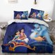 thumbnail image 1 of Magic-Lamp-Jasmine Princess Duvet Cover Soft 3D Printed Bedding Set with Comforter Cover, 1 of 5