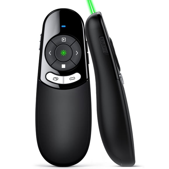 Presentation Clicker DINOSTRIKE USB A y USB C Luz Verde