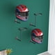 thumbnail image 2 of 1pc Wall-mounted Helmet Display Stand, Motorcycle Accessories, Black Helmet Rack, Metal Helmet Hangers, Multifunctional Display Rack For Helmets, Coats, Hats, Dance Masks, Basketball, Soccer, Volleyb, 2 of 4