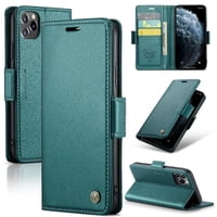 Caseme Tipo Cartera Iphone 11 Pro Max Con Cierre Magnético, Rfid, Tarjetero, Soporte, Carga Inalámbrica