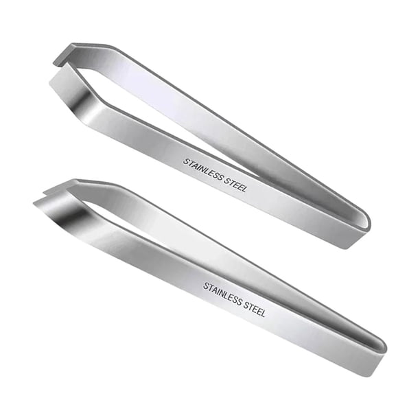 2x Pinzas Para Espinas De Pescado, Pinzas Manuales Portátiles Para Desplumar, Pinzas Planas E Inclinadas