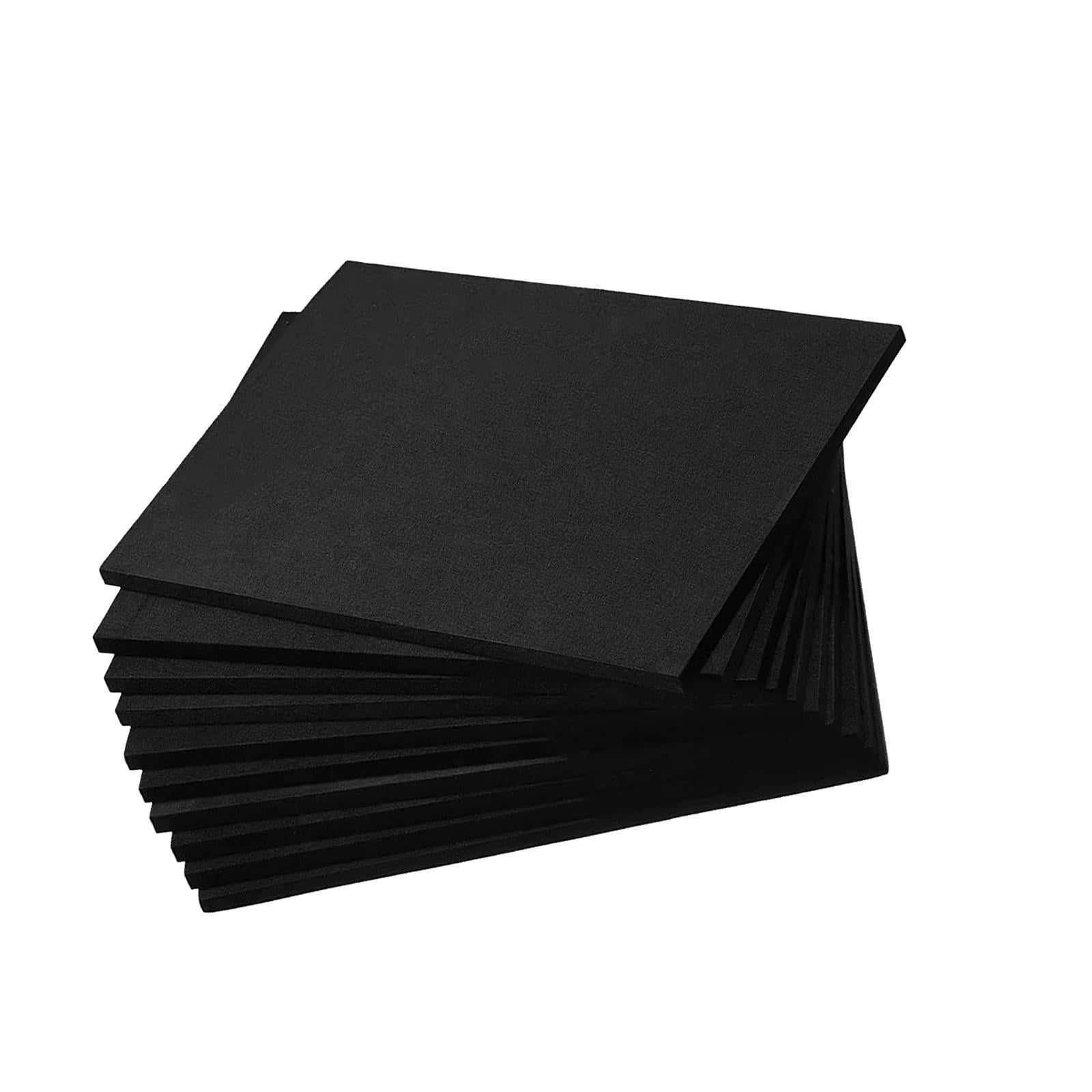 Bothyi - 10 Rollos De Espuma Eva Gruesos Para Manualidades De Disfraces De Halloween, Color Negro, 30 Cm X 20 Cm X 3 Mm