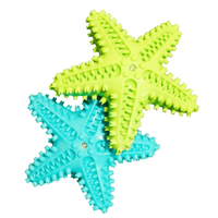 Genérico - Estrella De Goma Resistente Para Perros Limpia Dientes