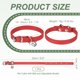 thumbnail image 2 of Collar para Perro Uxcell con Campana Hebilla Ajustable Cuero PU Collares para Perros 10" Rojo, 2 of 7