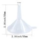 thumbnail image 2 of Funnel Auerllcy, pequeño laboratorio científico de plástico transparente, 5,5 cm, 48 unidades, 2 of 3