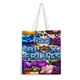 thumbnail image 1 of Blox Fruits Bolso de tela con estampado de lienzo para mujer, bolsa de compras reutilizable y estética, con cremallera interior, regalo para mujer,40*40cm., 1 of 6