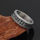 thumbnail image 3 of Anillo Runas Vikingo Titanio Hombre Moda Masculina, 3 of 3